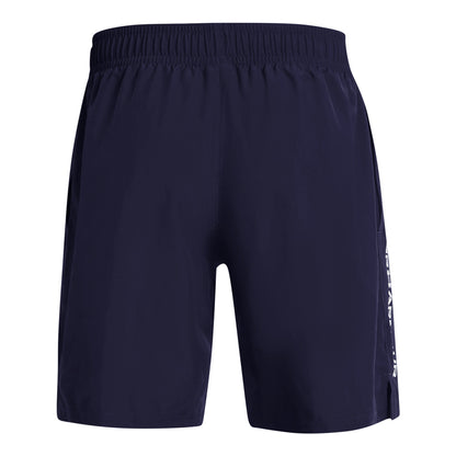 Under Armour Woven Wordmark Men's Navy Shorts