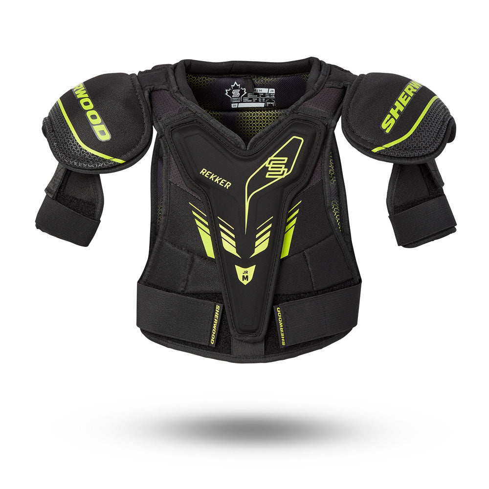 SHERWOOD REKKER JUNIOR HOCKEY SHOULDER PADS