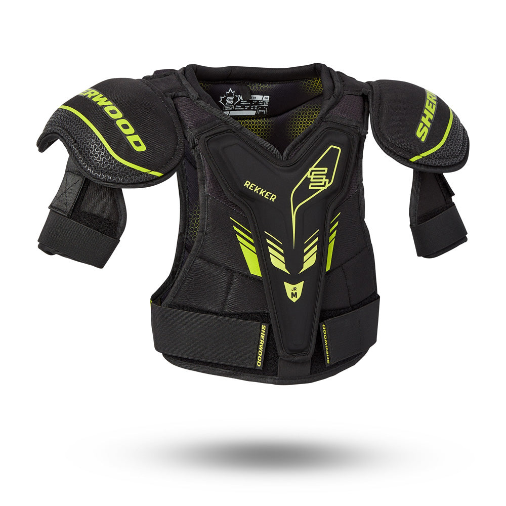 SHERWOOD REKKER JUNIOR HOCKEY SHOULDER PADS