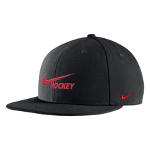 NIKE HOCKEY PRO BLACK FLATBILL SNAPBACK HAT