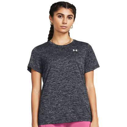 UNDER ARMOUR TECH SSC TWIST WOMEN'S BLACK T SHIRT