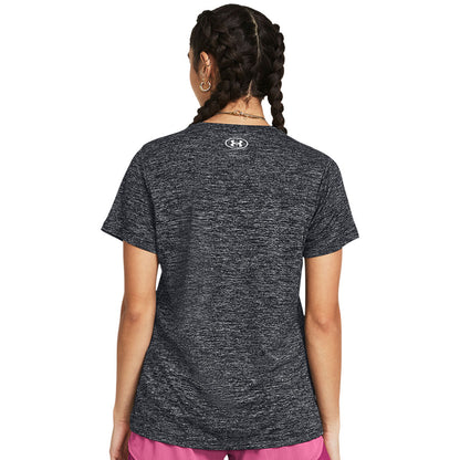UNDER ARMOUR TECH SSC TWIST WOMEN'S BLACK T SHIRT