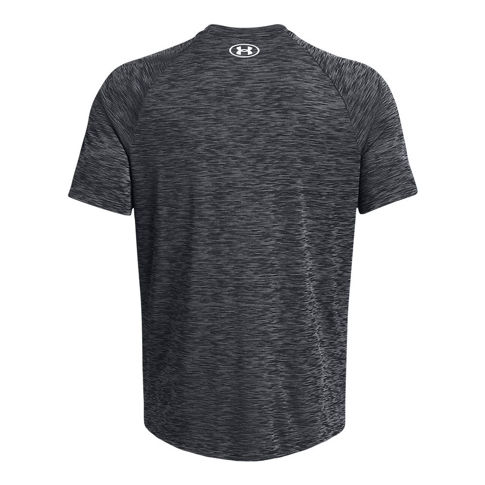 UNDER ARMOUR TECH TEXTURED ADULT BLACK T SHIRT