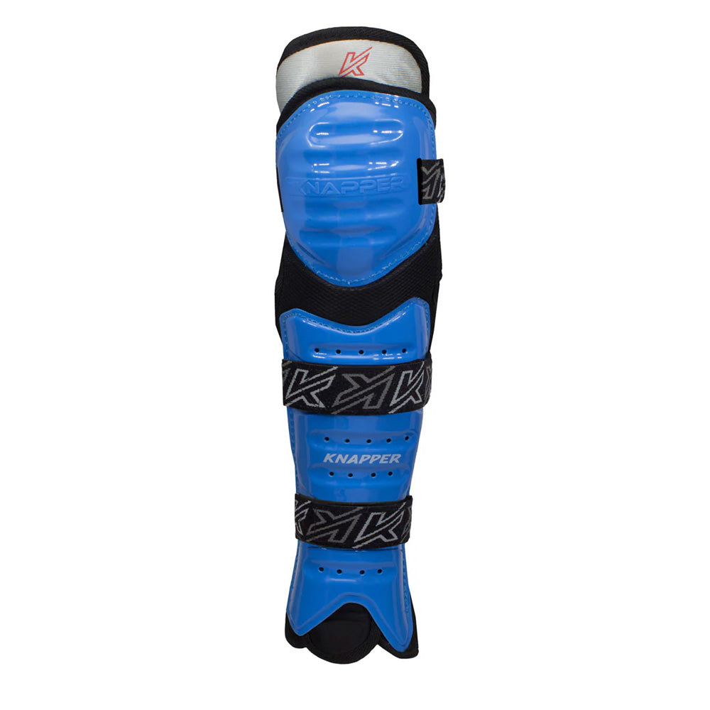 KNAPPER AK5 BLUE BALL HOCKEY SHIN PADS