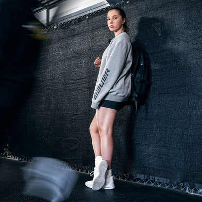 Bauer Core Senior Grey Crew Neck Sweater