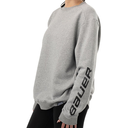 Bauer Core Senior Grey Crew Neck Sweater