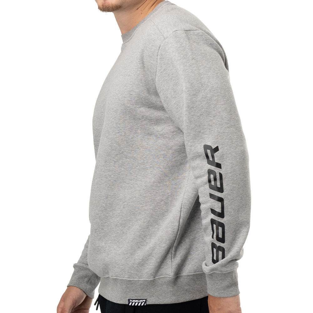 Bauer Core Senior Grey Crew Neck Sweater