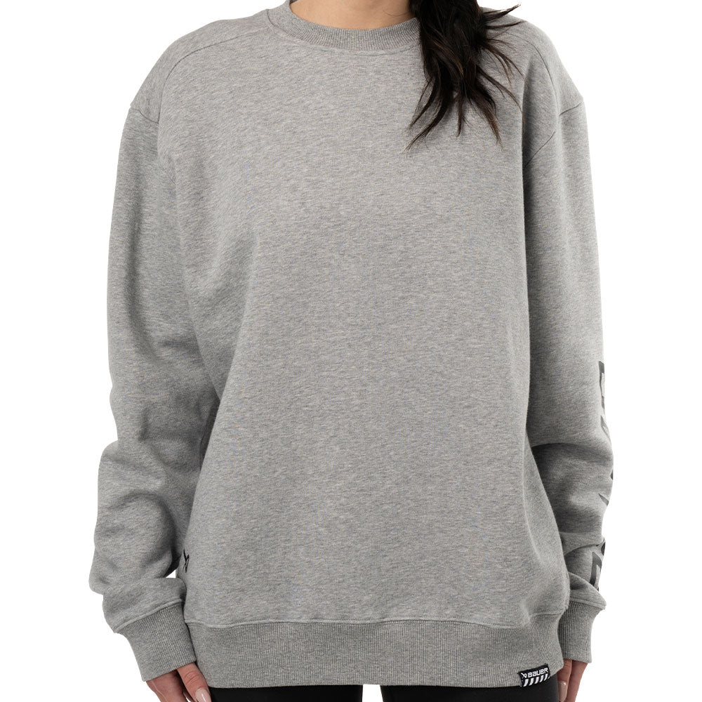 Bauer Core Senior Grey Crew Neck Sweater