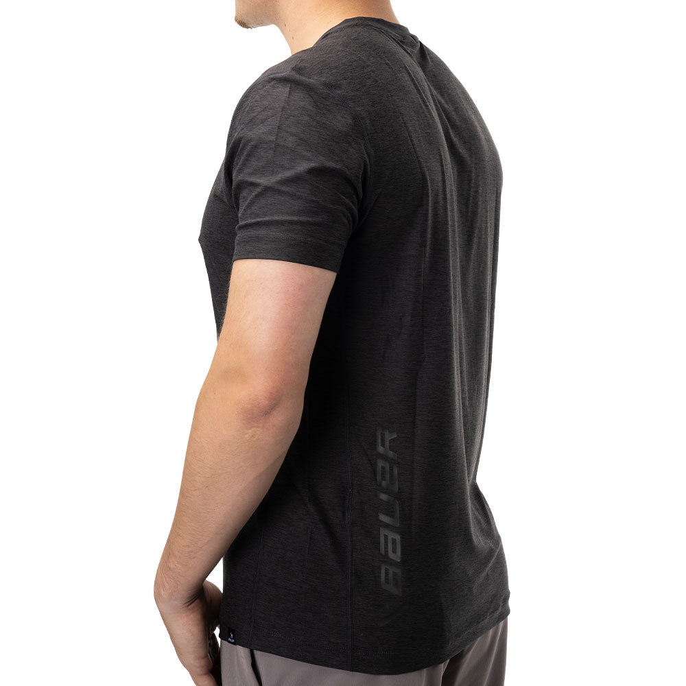 Bauer FLC Core Topshelf Adult Black Tech T Shirt
