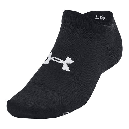UNDER ARMOUR ESSENTIAL ADULT LIGHTWEIGHT NO SHOW SOCKS - 6 PACK