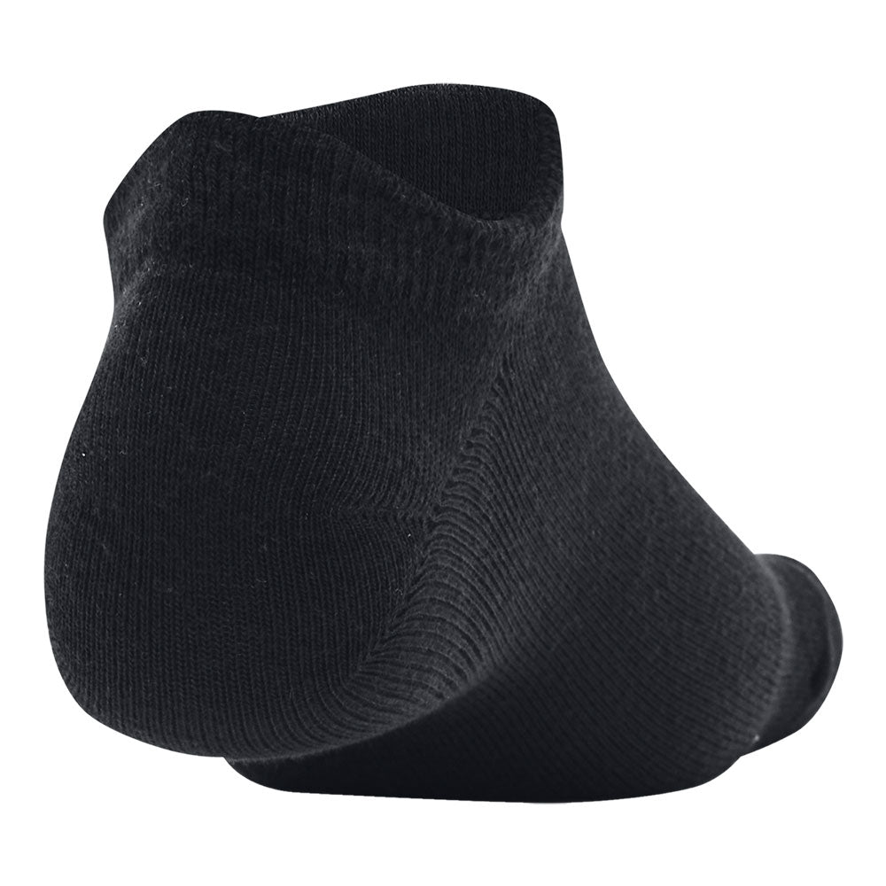 UNDER ARMOUR ESSENTIAL ADULT LIGHTWEIGHT NO SHOW SOCKS - 6 PACK