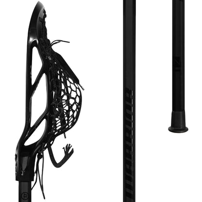 Warrior Burn Junior Complete Black Lacrosse Stick