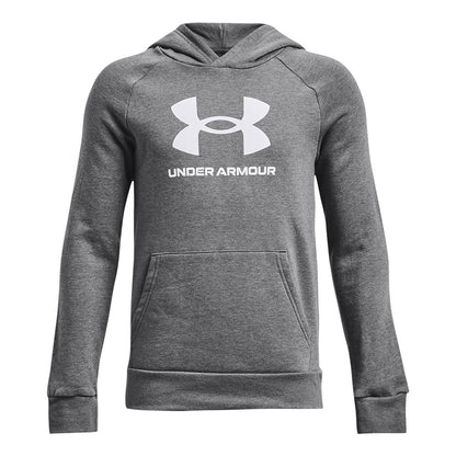 UNDER ARMOUR RIVAL FLEECE KID'S GREY HOODIE