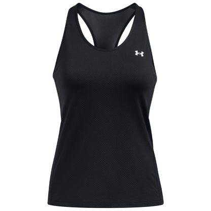 UNDER ARMOUR TECH MESH RACER WOMEN'S BLACK TANK TOP