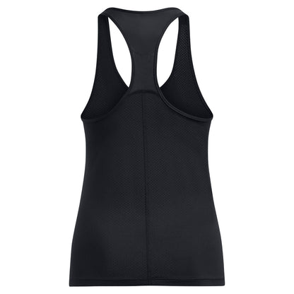 UNDER ARMOUR TECH MESH RACER WOMEN'S BLACK TANK TOP