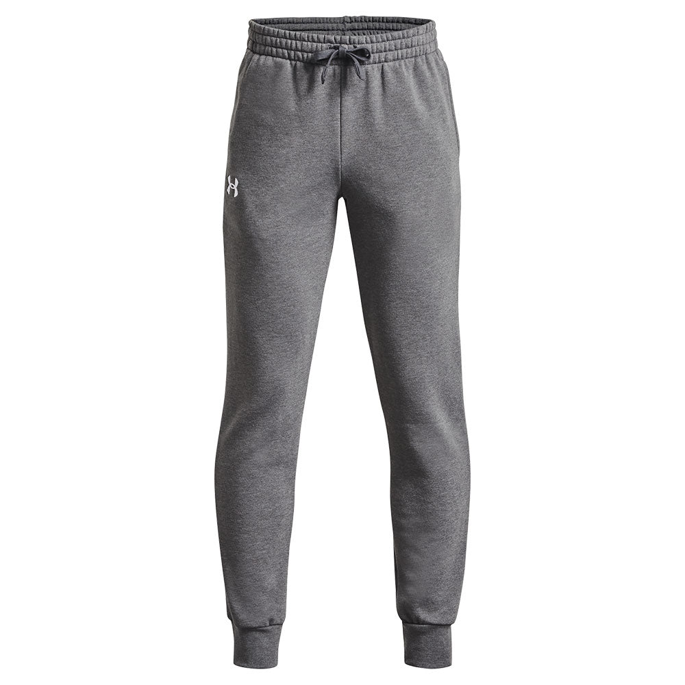 UNDER ARMOUR RIVAL FLEECE KID'S GREY JOGGER