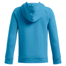UNDER ARMOUR RIVAL FLEECE KID'S BLUE HOODIE