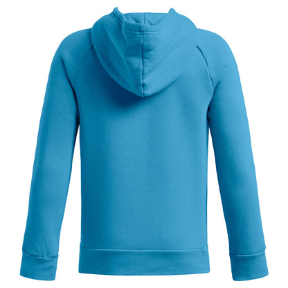 UNDER ARMOUR RIVAL FLEECE KID'S BLUE HOODIE