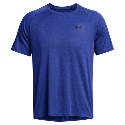 UNDER ARMOUR TECH TEXTURED ADULT ROYAL T SHIRT