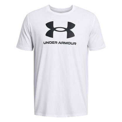 UNDER ARMOUR SPORTSTYLE UPDATE ADULT WHITE T SHIRT
