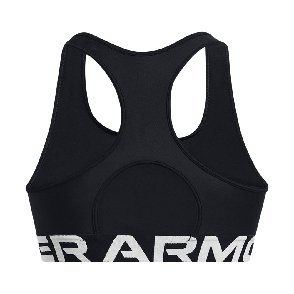 UNDER ARMOUR HEAT GEAR MID BRANDED WOMEN'S BLACK BRA