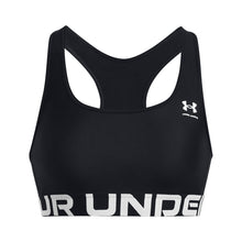 UNDER ARMOUR HEAT GEAR MID BRANDED WOMEN'S BLACK BRA
