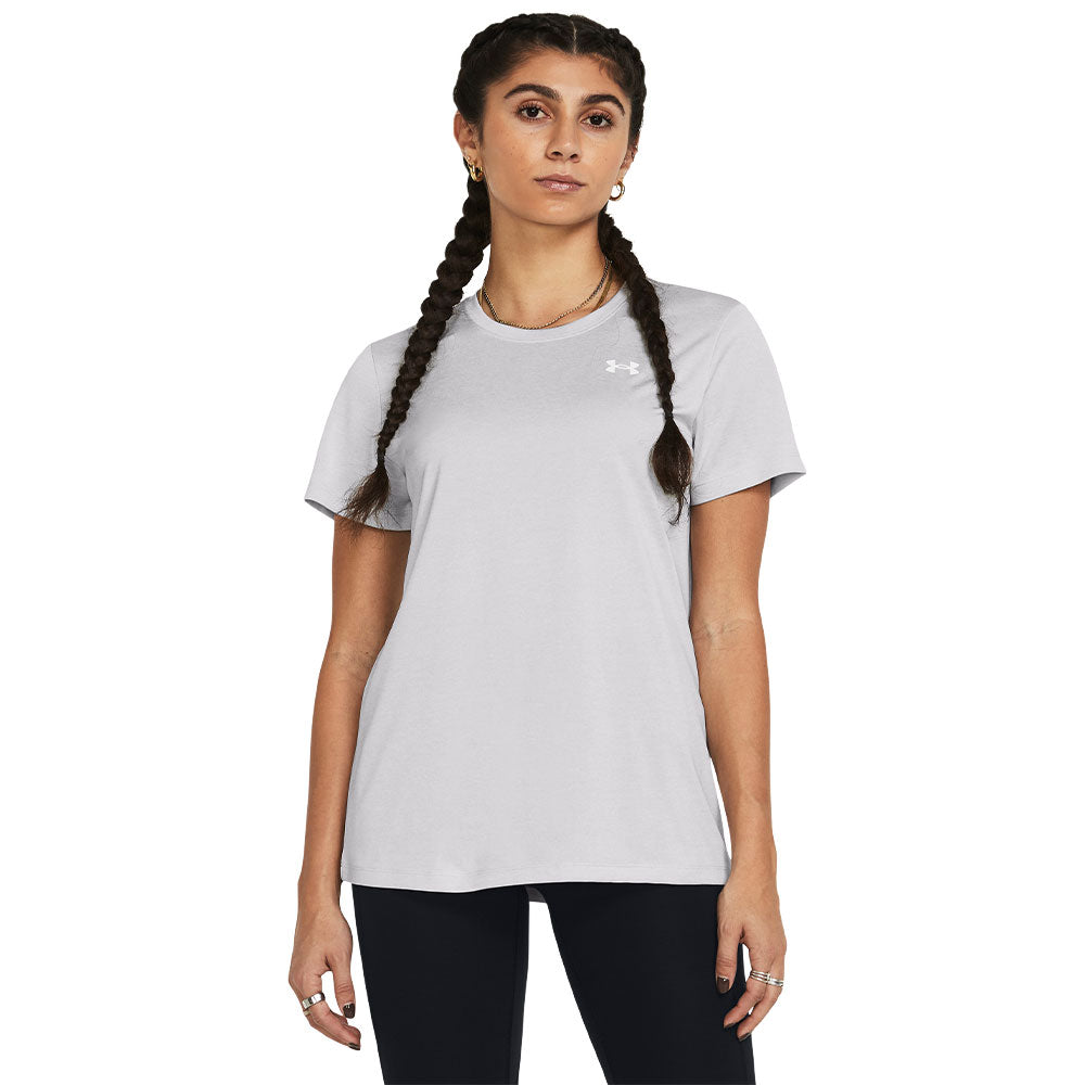 UNDER ARMOUR TECH SSC TWIST WOMEN'S GREY T SHIRT