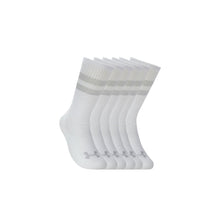 UNDER ARMOUR ESSENTIAL 6 PACK CREW SOCKS