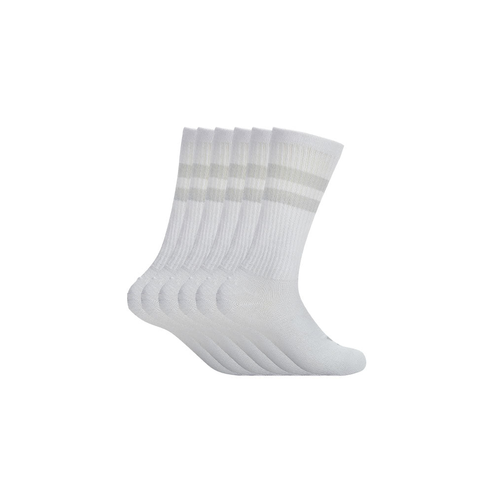 UNDER ARMOUR ESSENTIAL 6 PACK CREW SOCKS