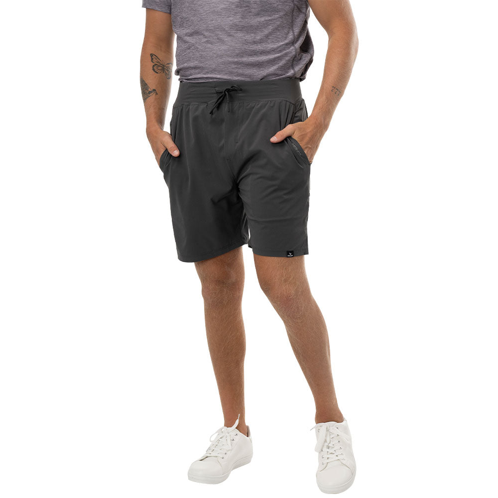 BAUER FLC CORE ADULT GREY TRAINING SHORTS