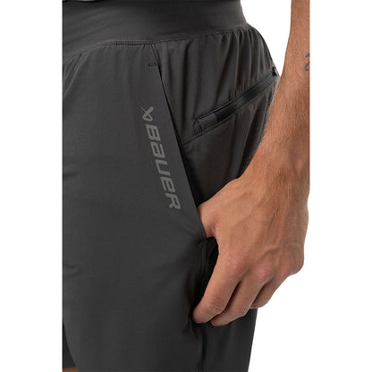 BAUER FLC CORE ADULT GREY TRAINING SHORTS