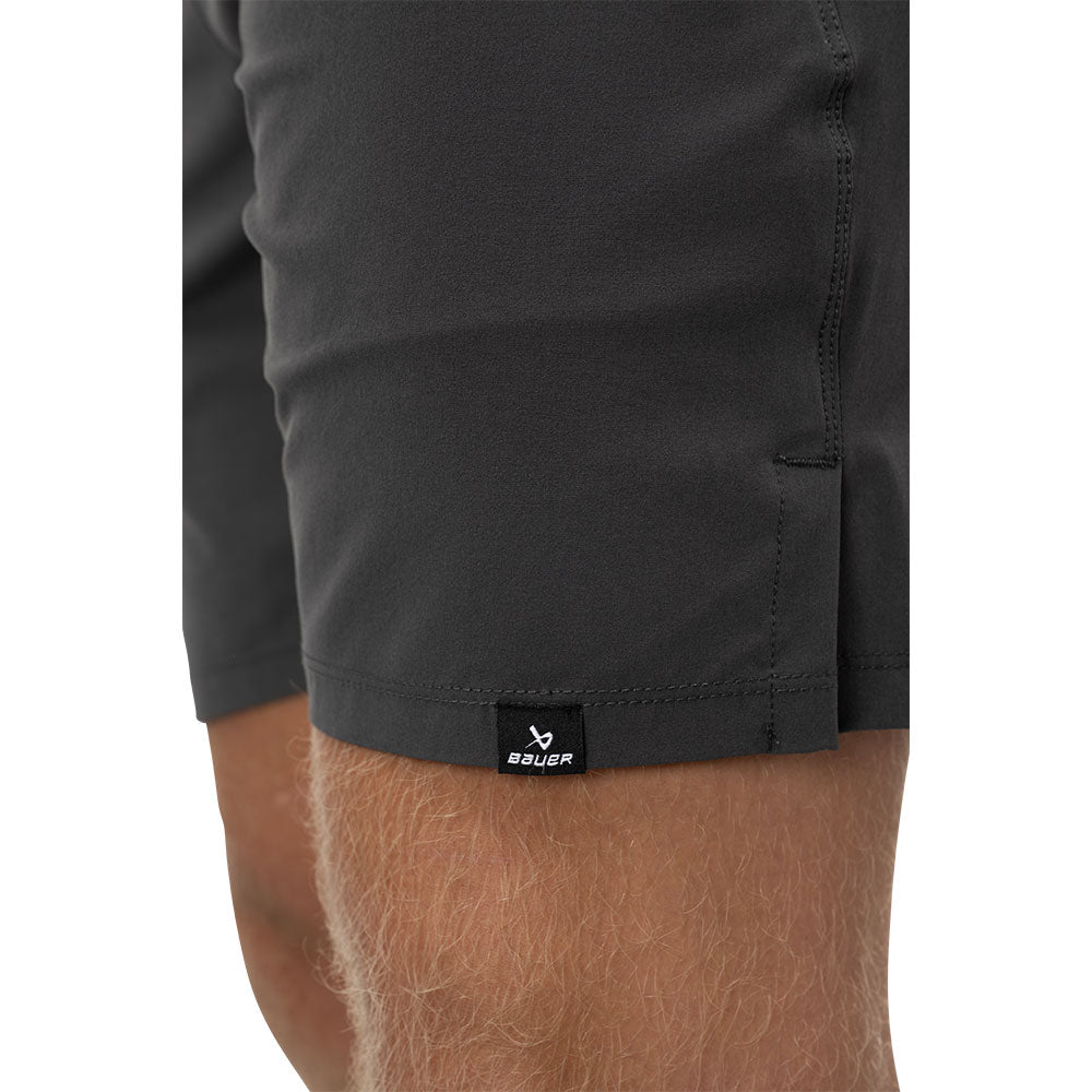BAUER FLC CORE ADULT GREY TRAINING SHORTS