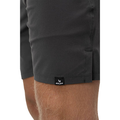 BAUER FLC CORE ADULT GREY TRAINING SHORTS