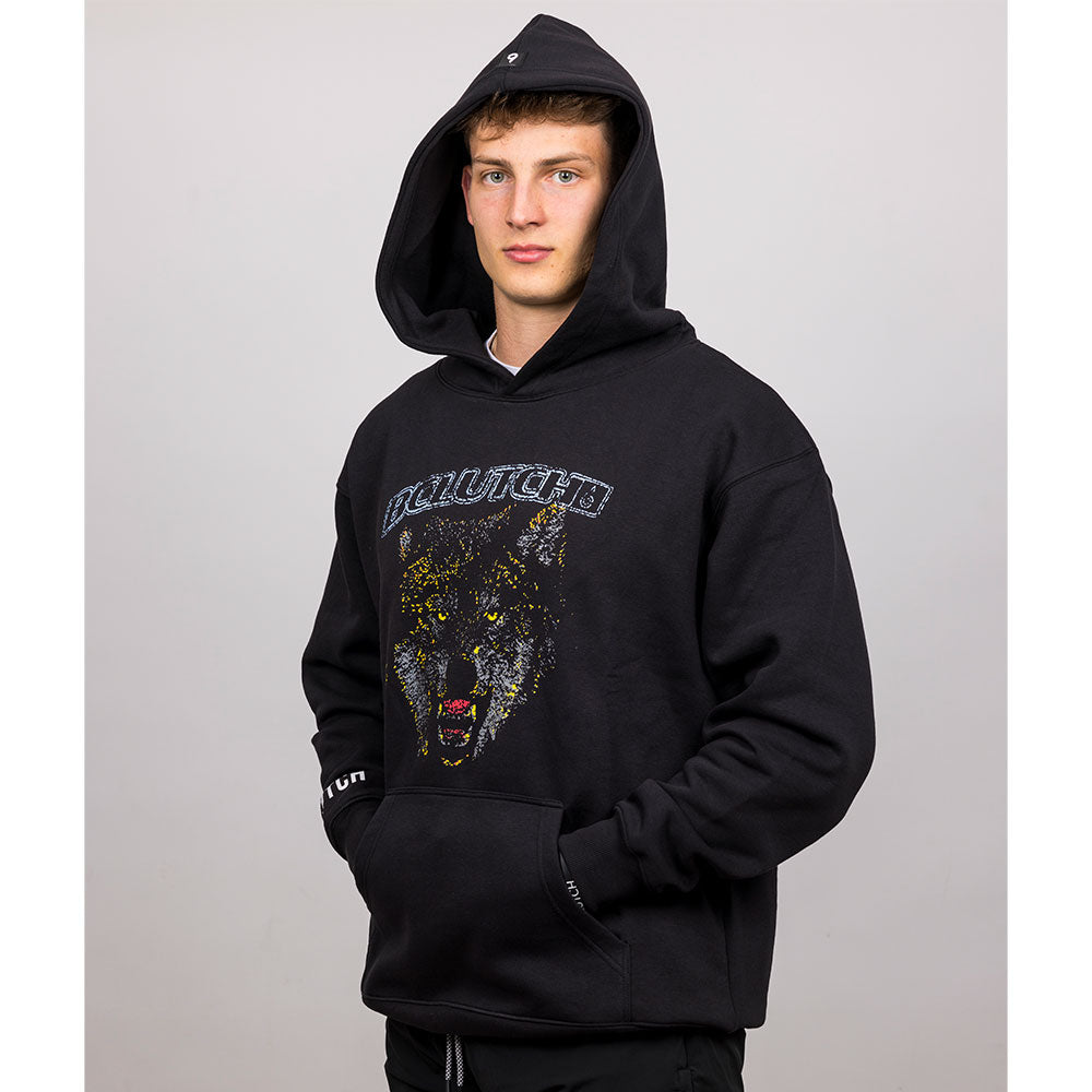 BCLUTCH PREMIUM LION/KEEP GOING BLACK HOODIE