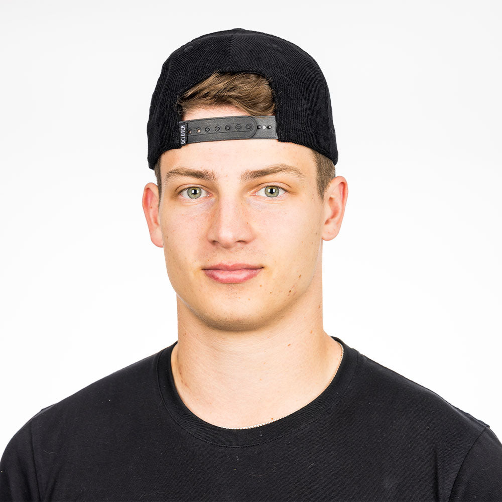 BCLUTCH CORDUROY BLACK HAT