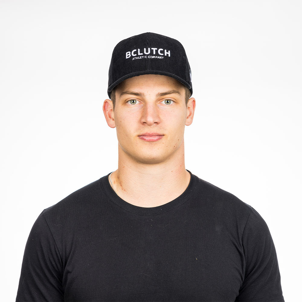 BCLUTCH CORDUROY BLACK HAT