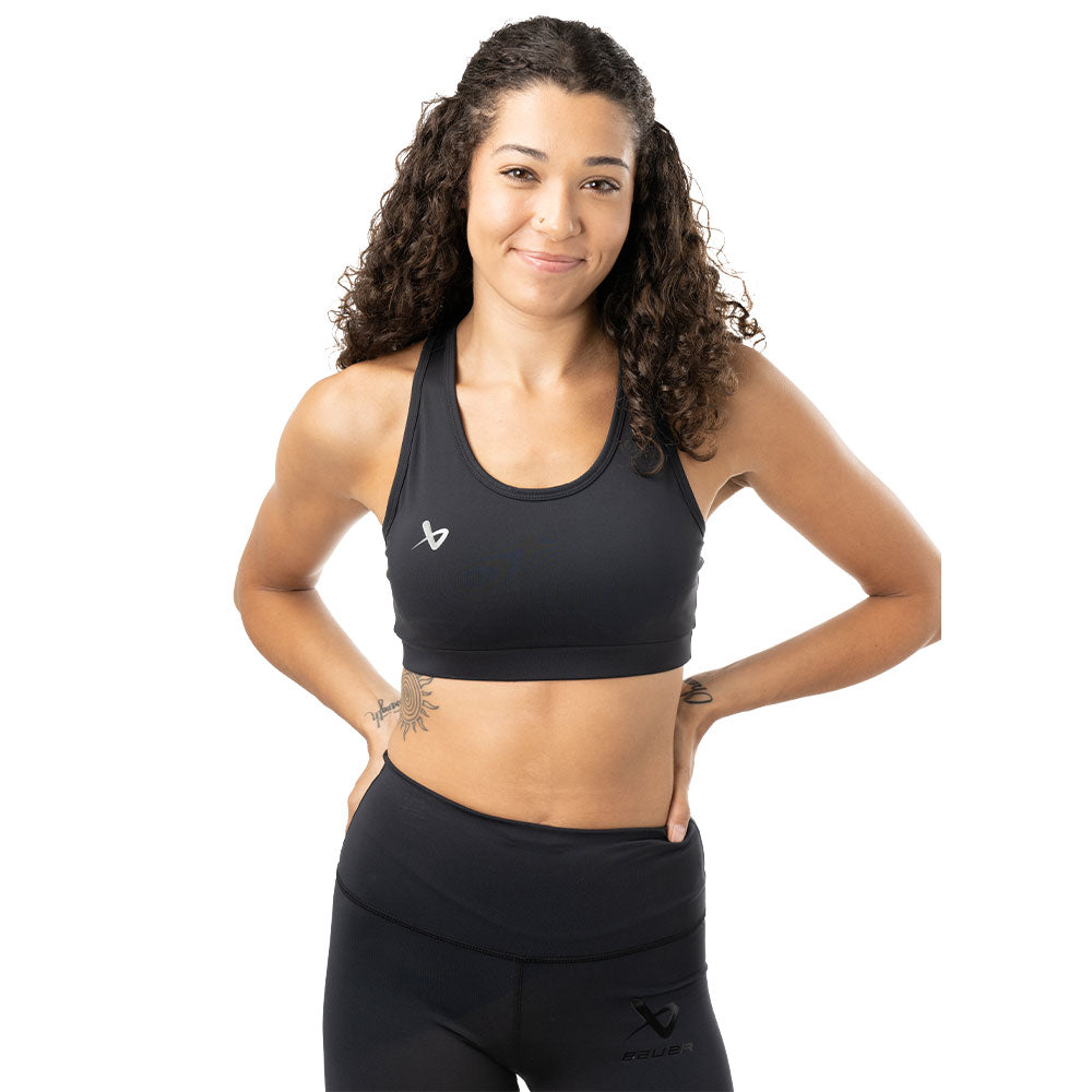 BAUER BASE LAYER WOMEN'S BLACK BRA