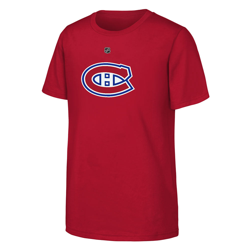 OUTERSTUFF MONTREAL CANADIENS JURAJ SLAFKOVSKY YOUTH NAME AND NUMBER T SHIRT