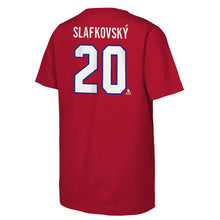 OUTERSTUFF MONTREAL CANADIENS JURAJ SLAFKOVSKY YOUTH NAME AND NUMBER T SHIRT