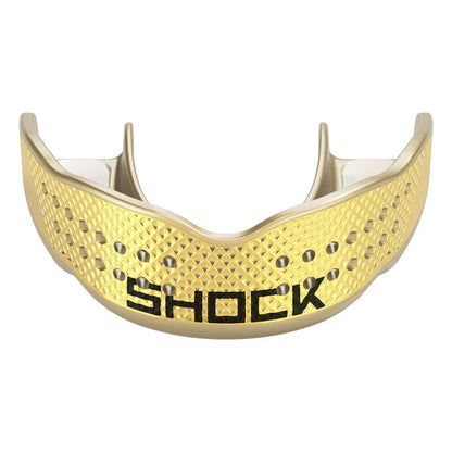 SHOCK DOCTOR TRASH TALKER SENIOR GOLD MOUTHGUARD
