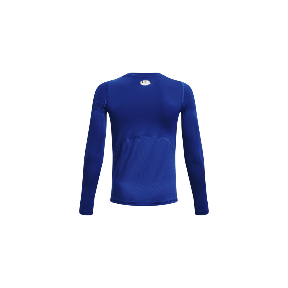 Under Armour Heatgear Boy's Blue Long Sleeve Baselayer Shirt