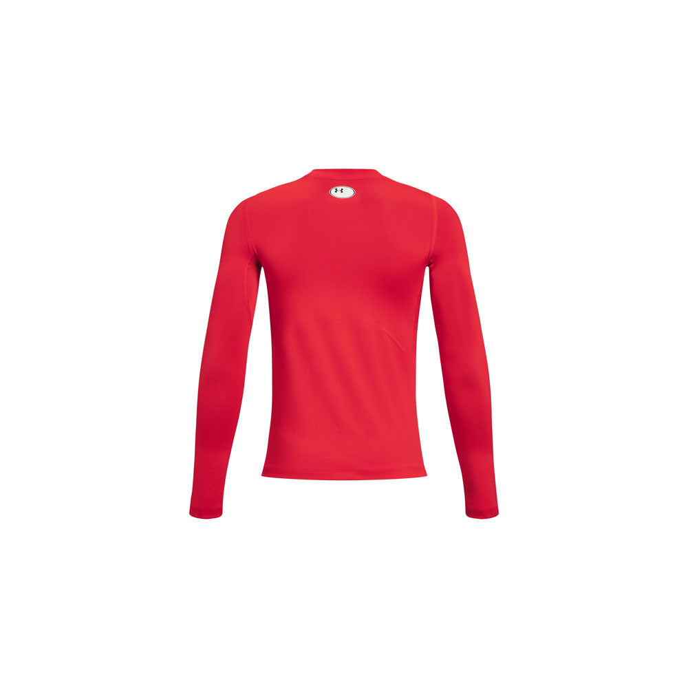 Under Armour Heatgear Boy's Red Long Sleeve Baselayer Shirt