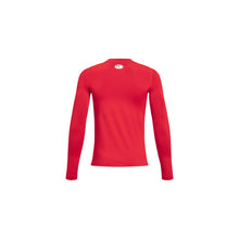 Under Armour Heatgear Boy's Red Long Sleeve Baselayer Shirt