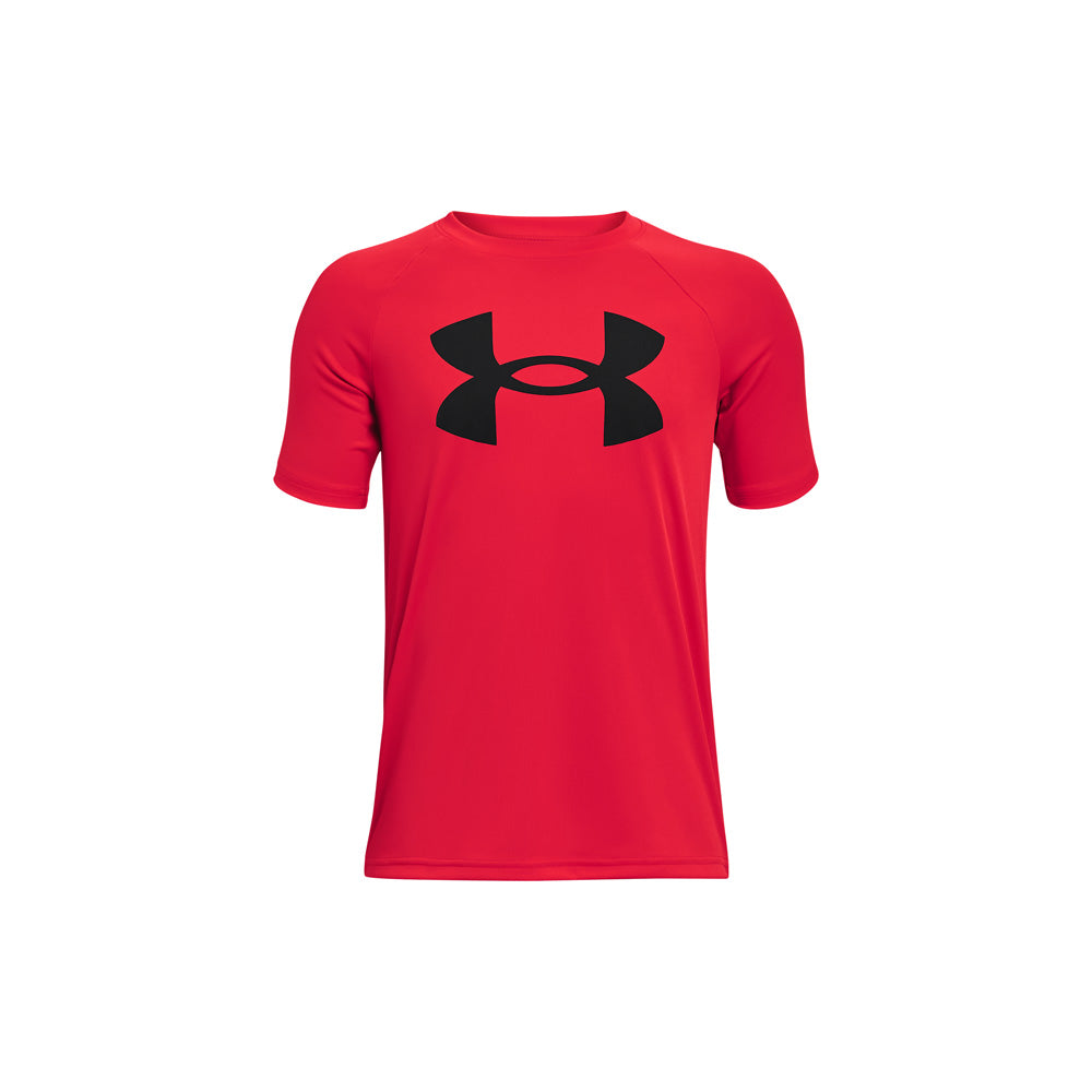 Under Armour Tech Big Logo Boy's Red T Shirt