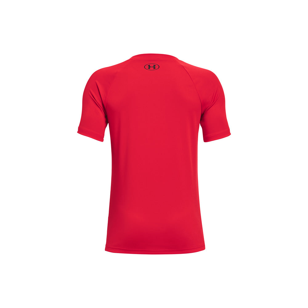 Under Armour Tech Big Logo Boy's Red T Shirt