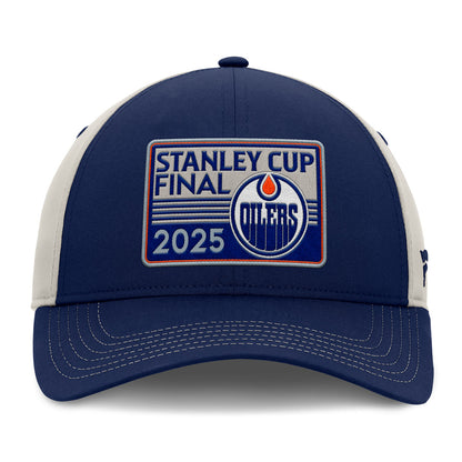 FANATICS EDMONTON OILERS 2025 STANLEY CUP FINAL ADULT BLUE HAT