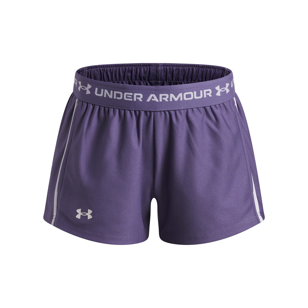Under Armour Tech Play Up Girl's Purple Shorts