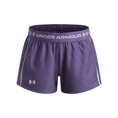 Under Armour Tech Play Up Girl's Purple Shorts