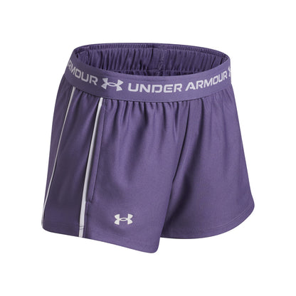 Under Armour Tech Play Up Girl's Purple Shorts