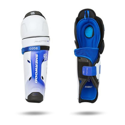 Sherwood Code Photon 1 Senior Hockey Shin Pads